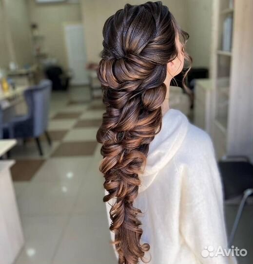 Прически вечерние,свадебные,локоны
