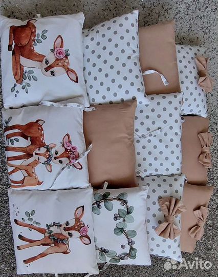 Бортики в детскую кроватку бу