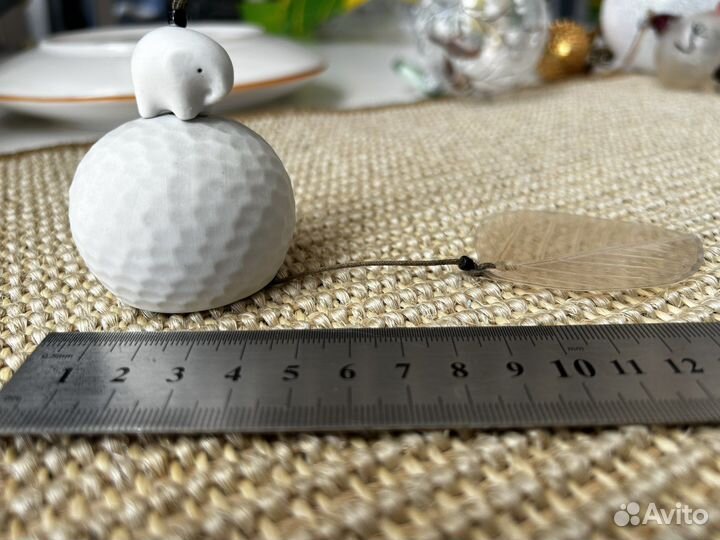 Подвеска-колокольчик слон