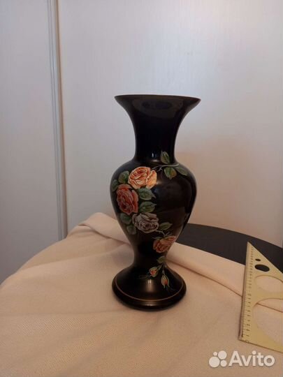 Ваза для цветов цветное стекло