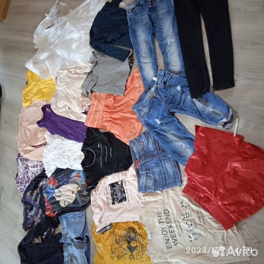 Пакет одежды 22 вещи для девочки 11-13 лет