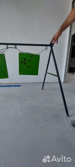 Гонг со стойкой для стрельбы