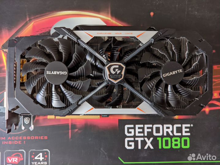 Видеокарта gigabyte GeForce GTX 1080 Premium pack