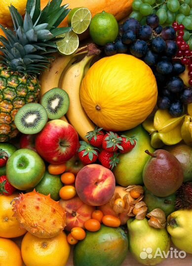 Продавец на овощи и фрукты