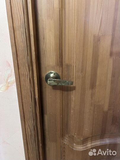 Двери межкомнатные с коробкой деревянные б/у