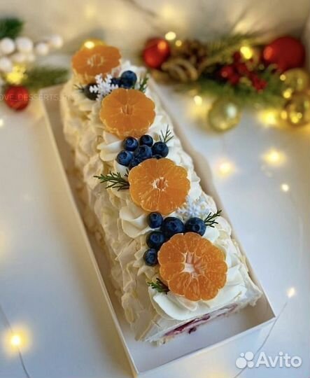 Меренговый рулет