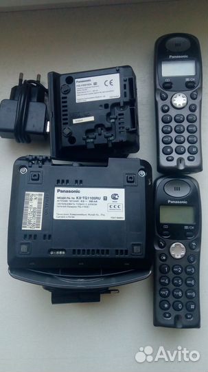 Радиотелефоны б/у Panasonic и Motorola