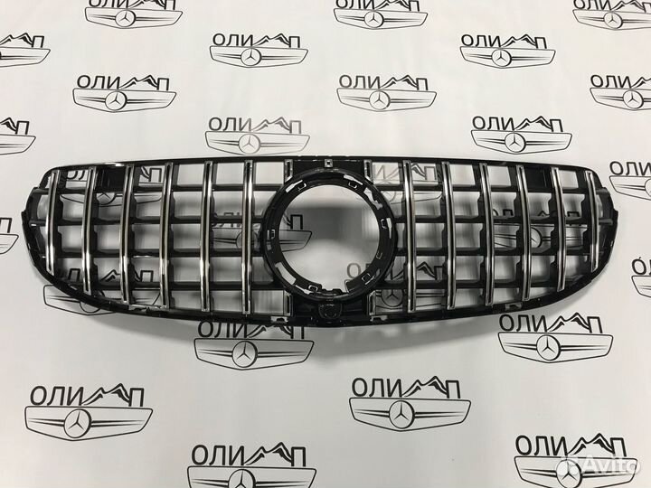 Решетка радиатора Mercedes GLC рест GT хром не амг