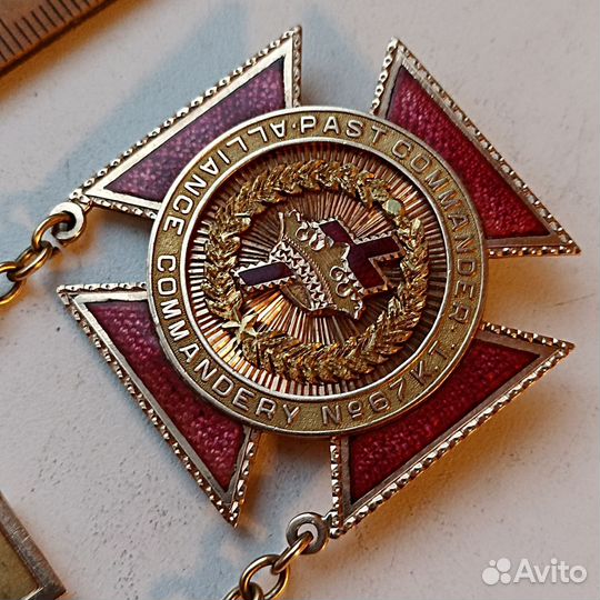 Знак масонский золото 10k