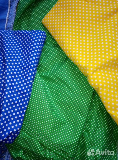 Ткани ситцевые и вафельные(остатки)