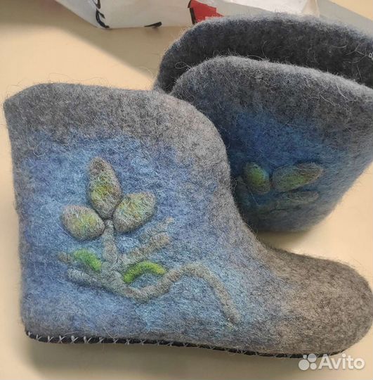 Валяные тапочки