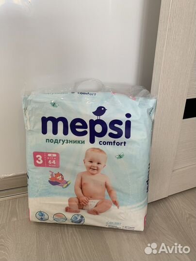 Подгузники mepsi 3 (6-11кг)