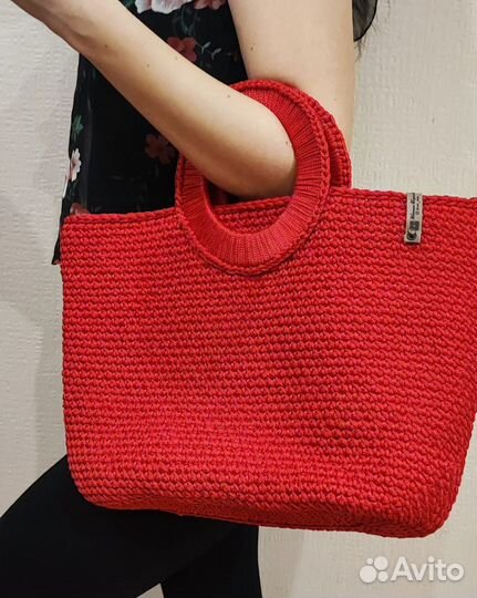 Сумка женская вязаная