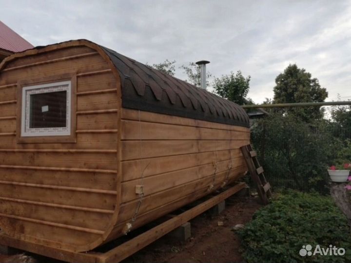 Бани-бочки квадро с доставкой