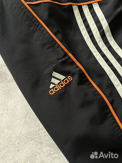 Винтажные спортивные штаны adidas широкие