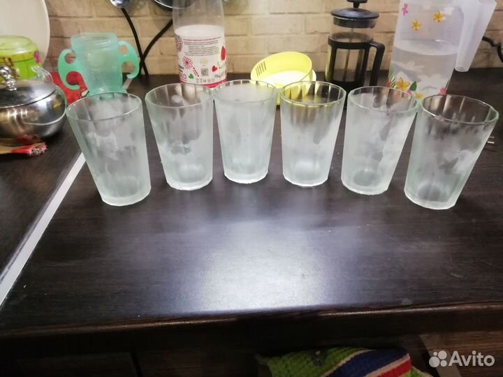 Граненые стаканы новые