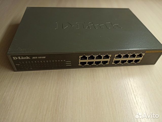 Коммутатор свитч D-link DES-1016D