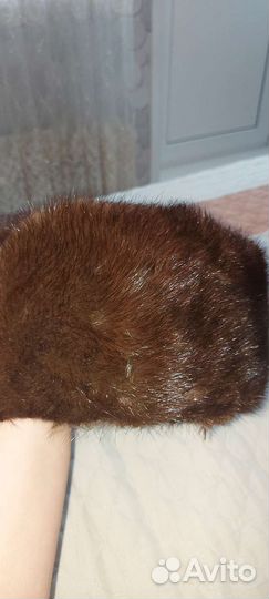 Норковая шапка мужская