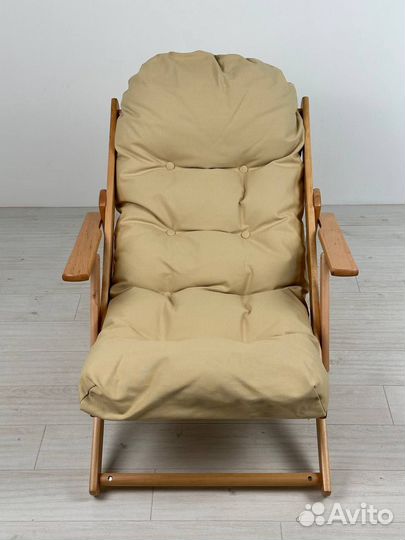 Складное кресло для отдыха, кресло шезлонг из дере