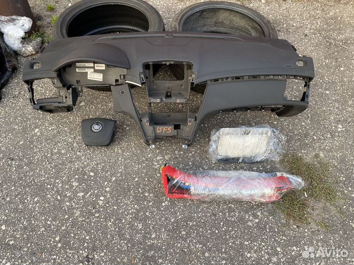 Cadillac CTS 2 комплект безопасносности air bag