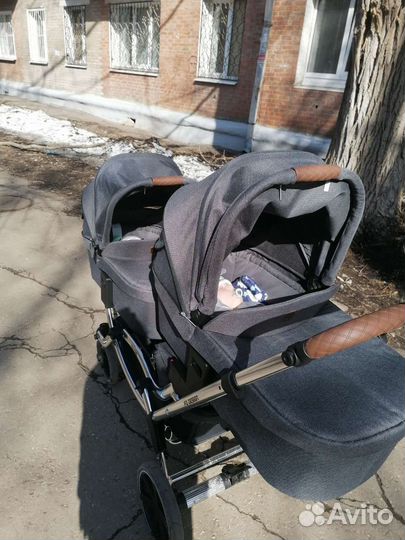 Коляска для двойни 2 в 1