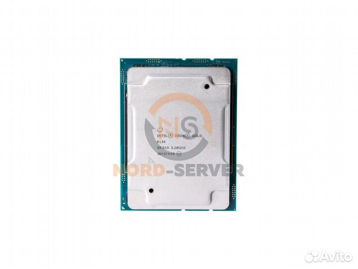 Процессор intel Xeon Gold 6134 (8 ядер, 3.20GHz)