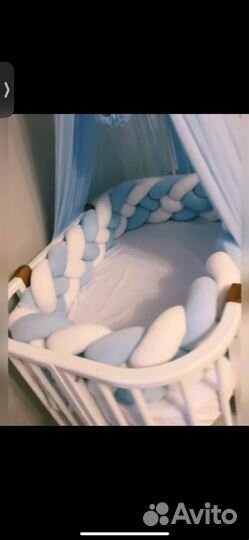 Детская кроватка круглая бу