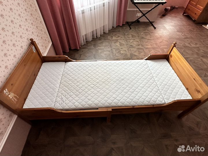 Кровать икеа раздвижная Лесквик