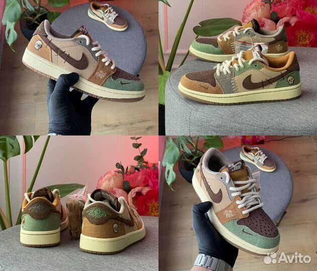 Кеды Nike Air Jordan 1 Low OG Voodoo