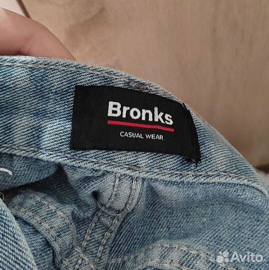 Джинсы широкие прямые Bronks