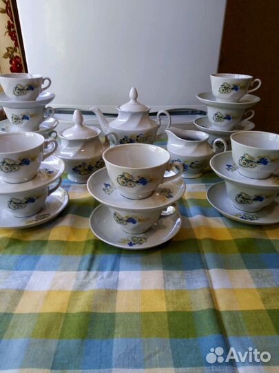 Сервиз чайный времен СССР