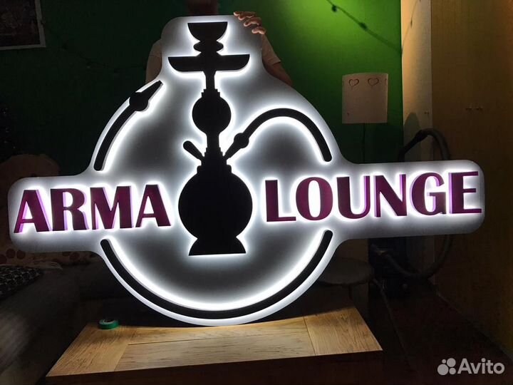 Объёмные световые буквы, наружная реклама, вывески