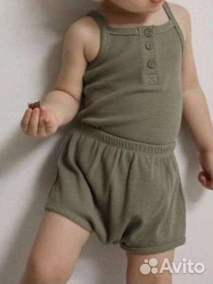 Костюм двойка в рубчик детский