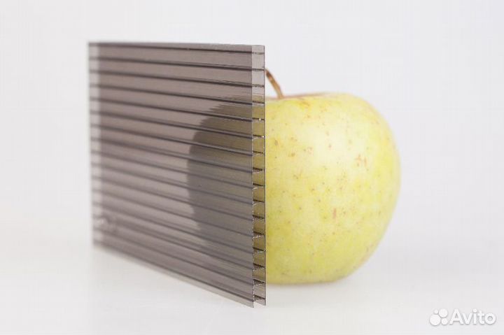 Поликарбонат сотовый 10 мм бронзовый