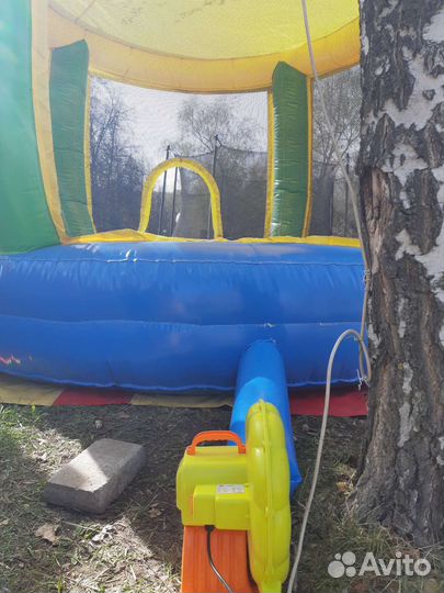 Надувной батут сетка