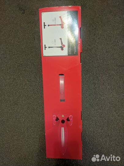 Детский трёхколёсный самокат Ferrari