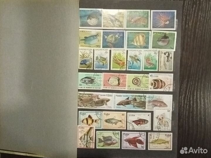 Марки флора и фауна