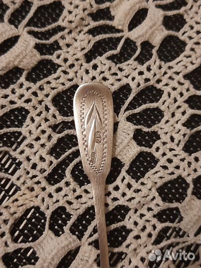 Десертная ложка,серебро 84 проба