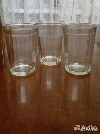 Стаканы граненые СССР 250г. и меньше