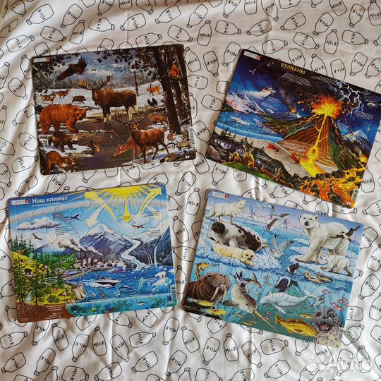 Пазлы детские Larsen