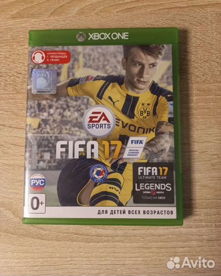 Диск Fifa 17 xbox