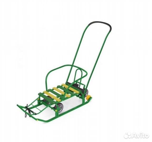 Санки Ника с колесами + накидка