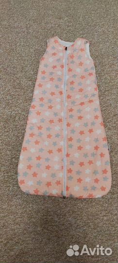 Хлопковый спальный мешок для малыша CherryMom