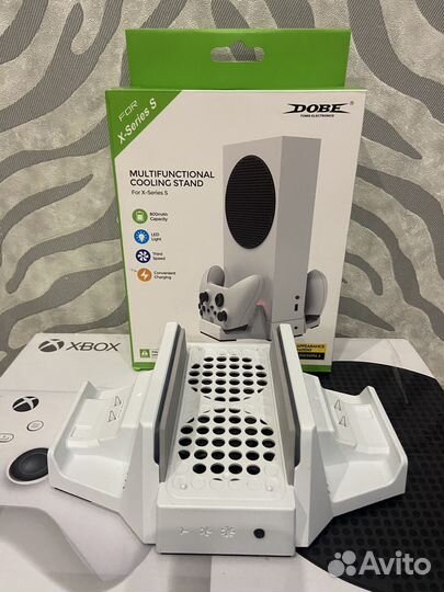 X box series s + стенд dobe