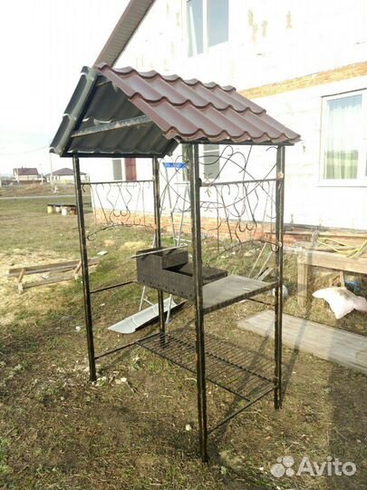 Беседка с мангалом