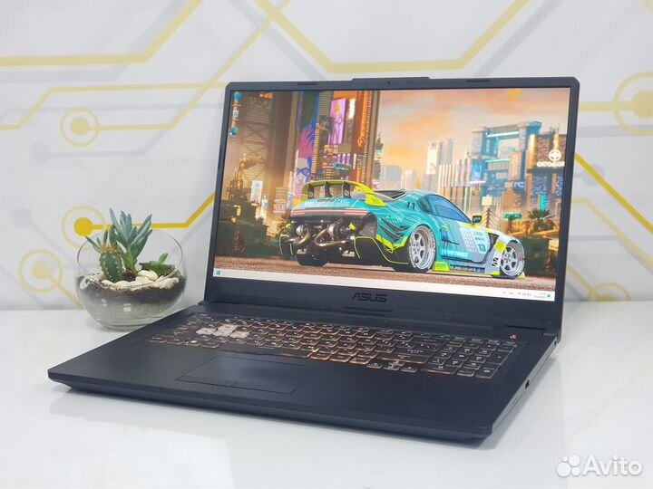 Игровой Ноутбук Asus i5, 16Gb GTX 1650 Ti 4Gb 17.3