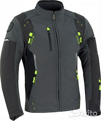 Куртка текстильная Bering diskor Grey/Fluo