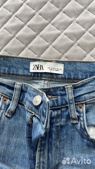 Джинсы zara 36-38