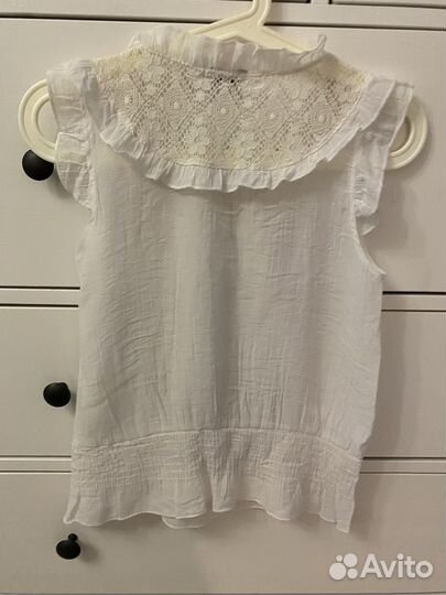 Белая блузка р 152