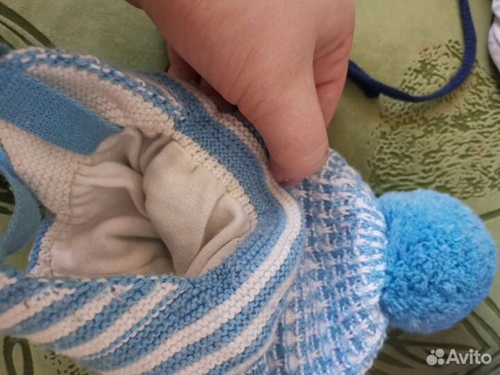 Шапочки детские от 0 до 2х лет